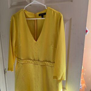 Banana Republic yellow dress- size 14